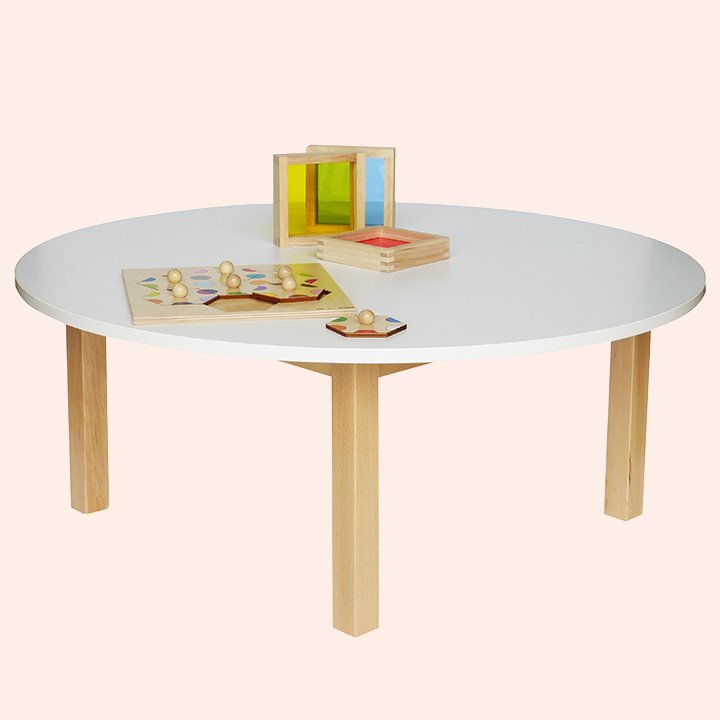 Wobbler Saver Set Round Laminate Top - Early Years Direct