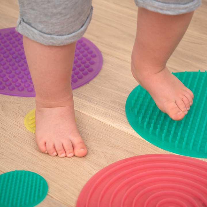 Circles on the floor for texture