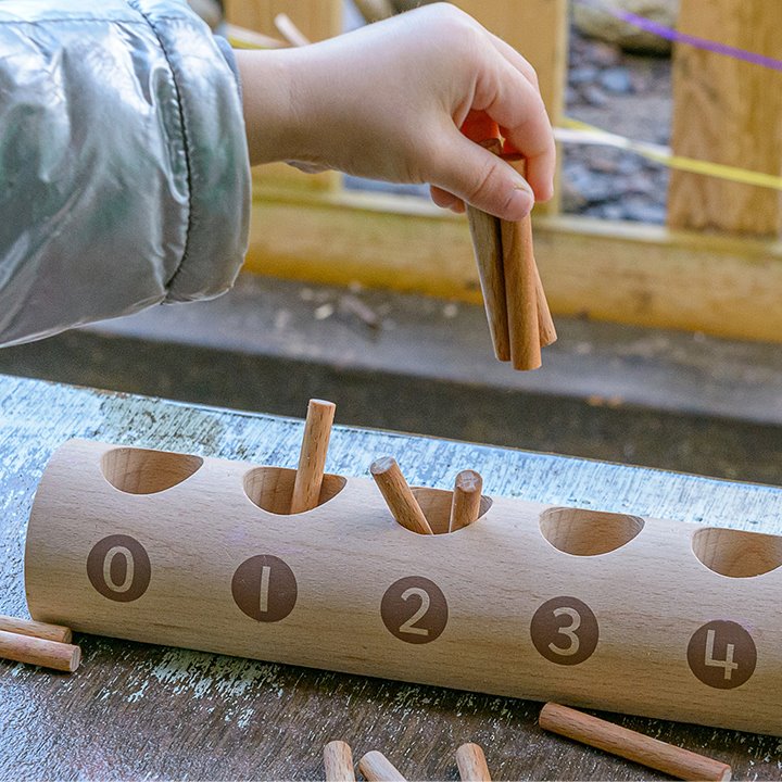 Using sticks to learn to count
