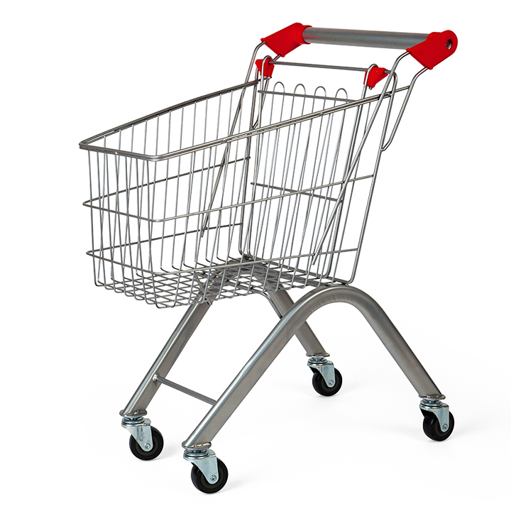 Wire shopping trolley