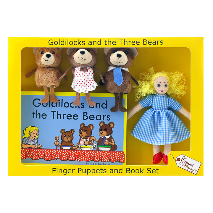 Finger Puppet & Story Set Goldilocks & The Three Bears Early Years Direct