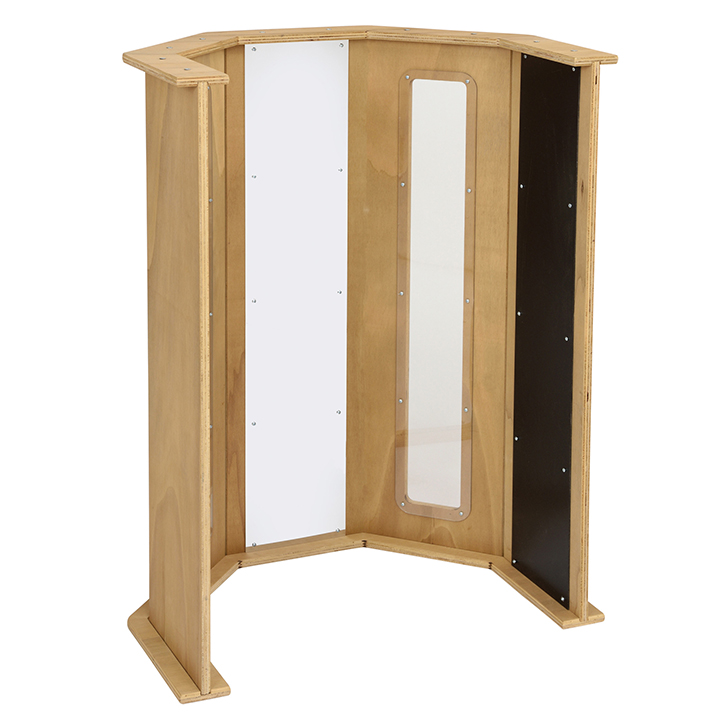 Activity tunnel stood up on end