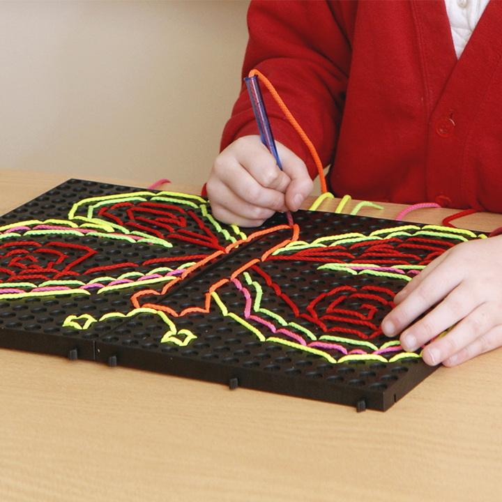 Lacing Play Boards Black Early Years Direct