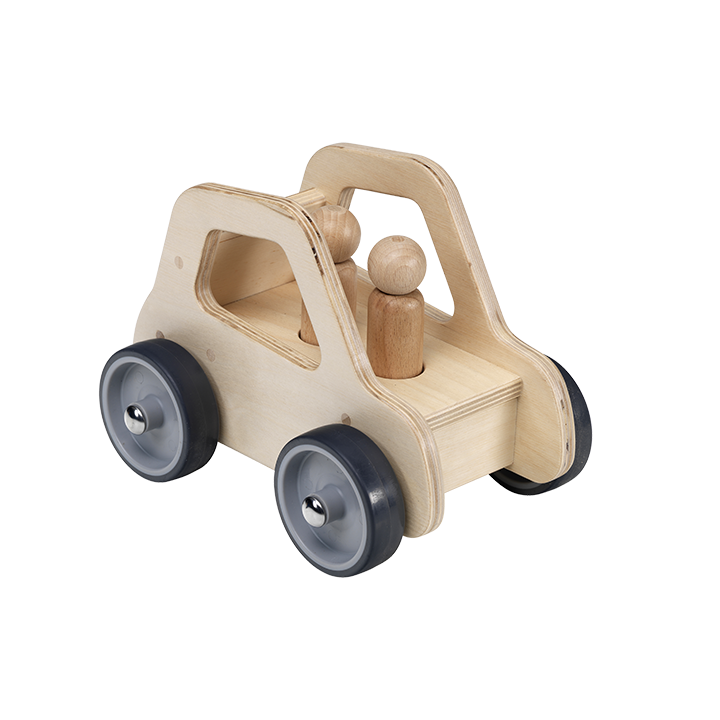 Giant wooden car