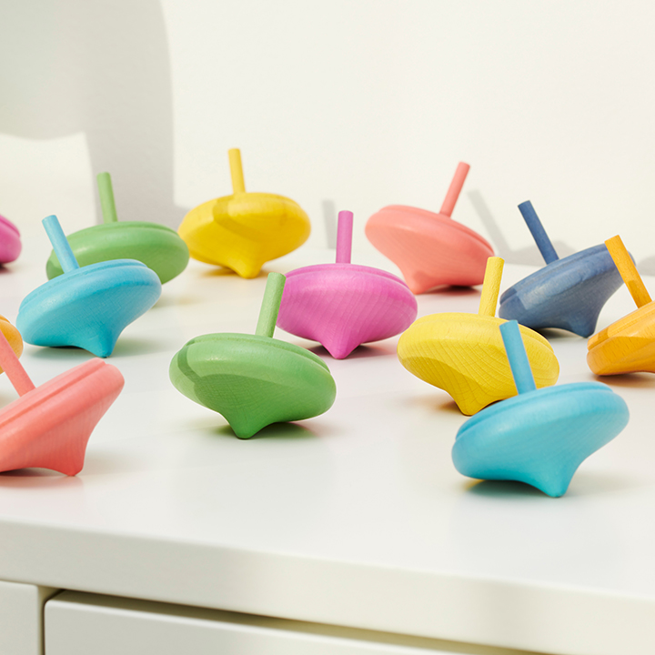 Subtle stained wooden tops