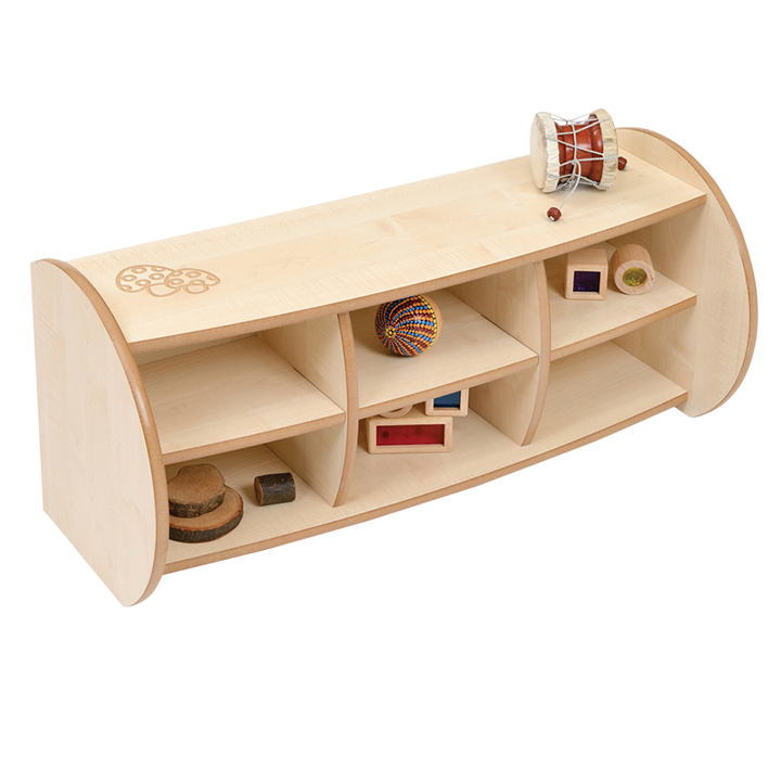 Shelf unit in natural finish