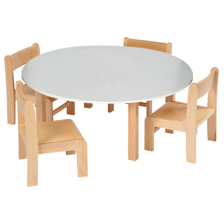 Chair Saver Set Round Laminate Top