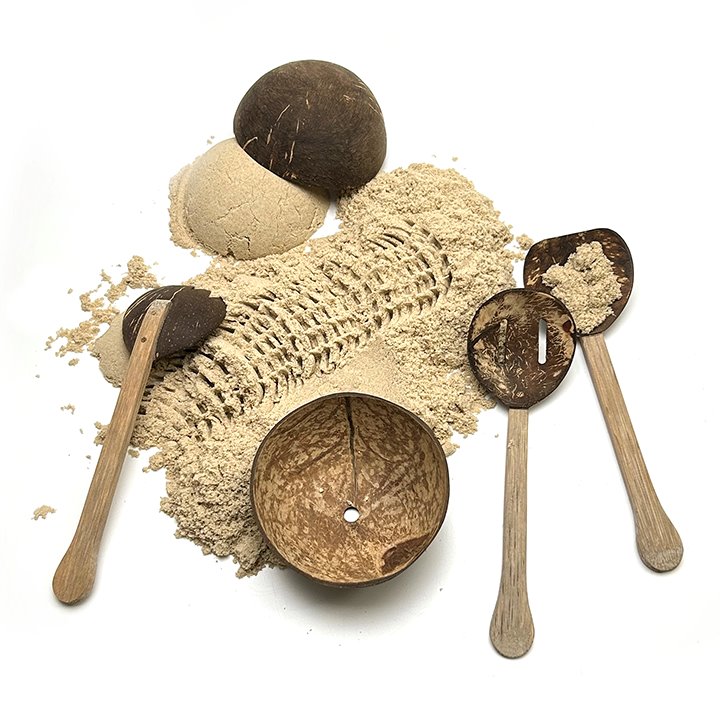 Shell For Sand Play Coconut Shell Sand Playset - Early Years Direct