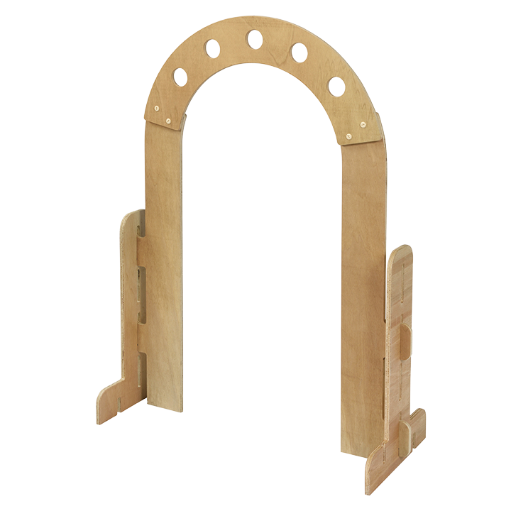 Arched doorway panel