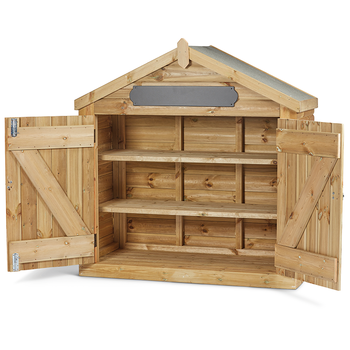Outdoor storage shed