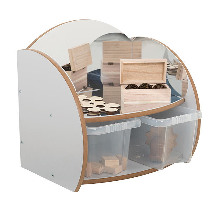 Shelf in white finish