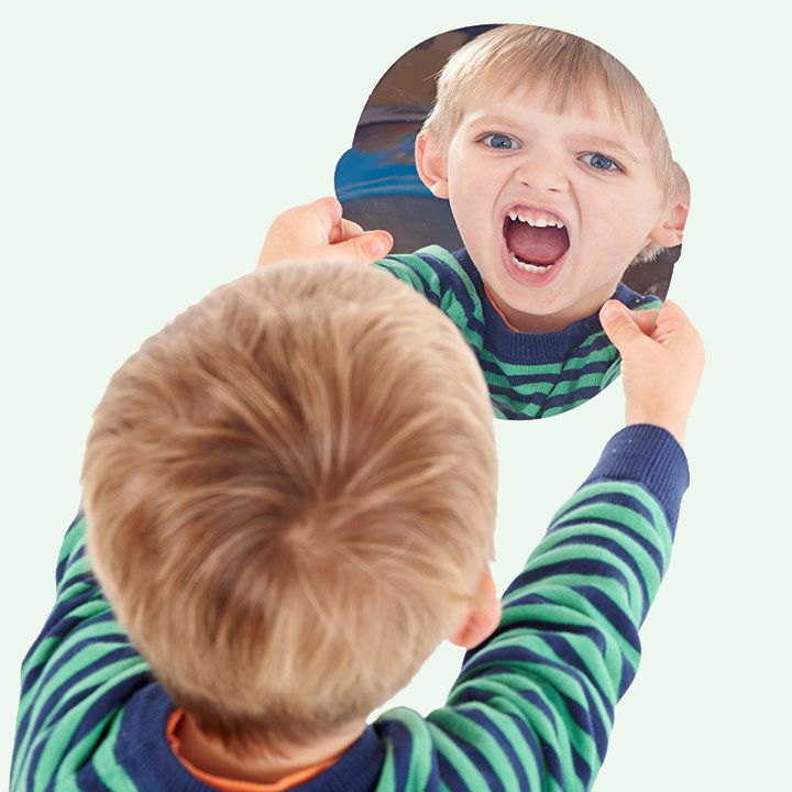 Plastic mirror for baby hot sale