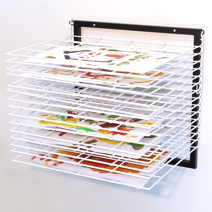 20 shelf wall mounted drying rack