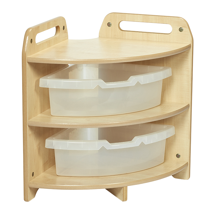 Unit with plastic boxes