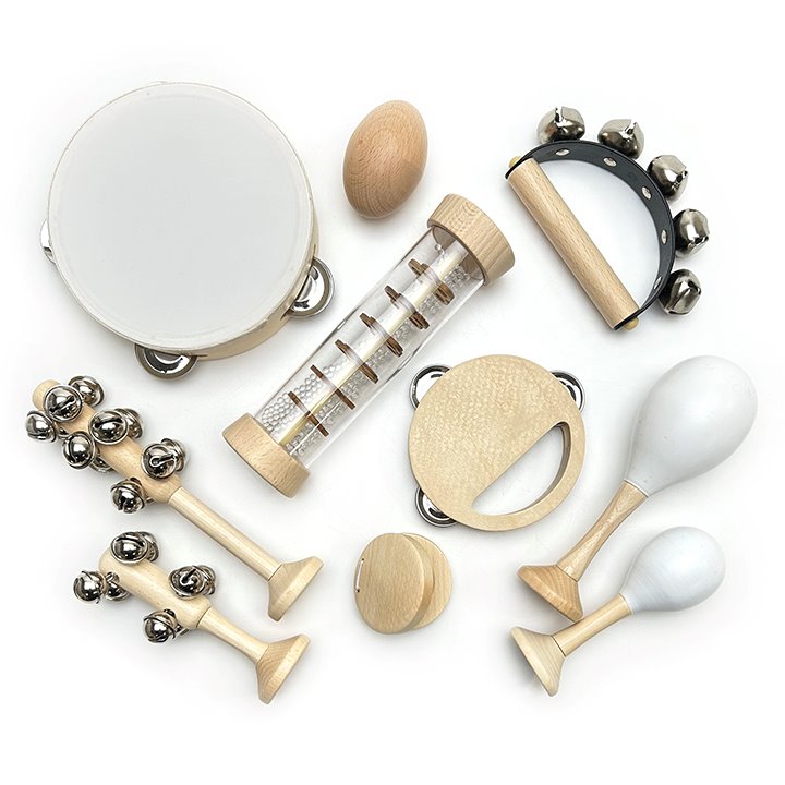 Natural Musical Instrument Set - Early Years Direct