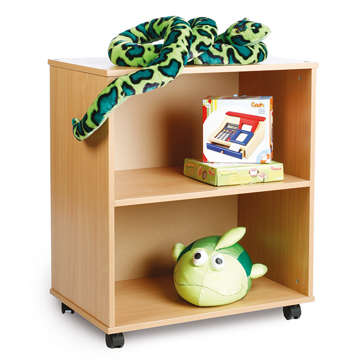 2 cubby open shelf storage unit