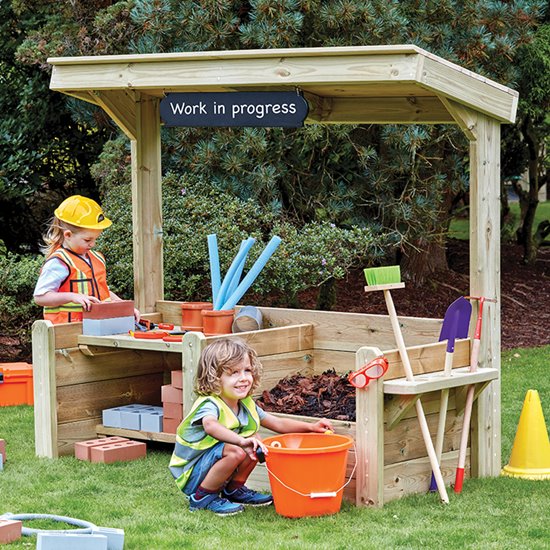 Workbench and storage for construction role play