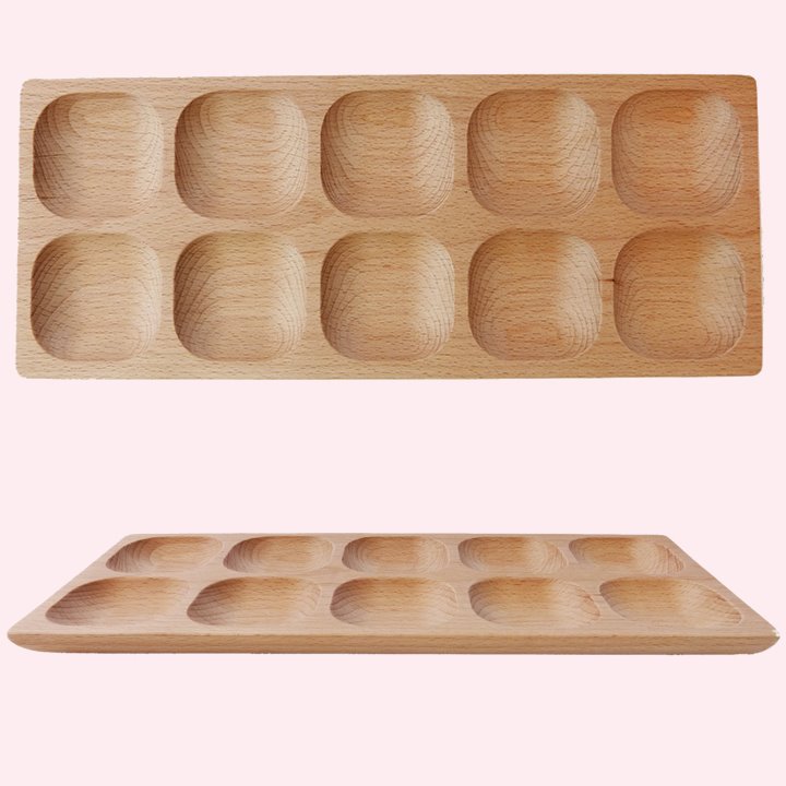 10 compartment sorting tray