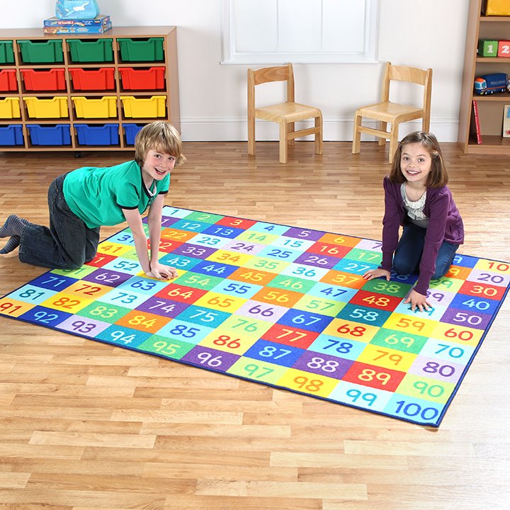 Children on 1 to 24 or 1-100 to encourage counting activities