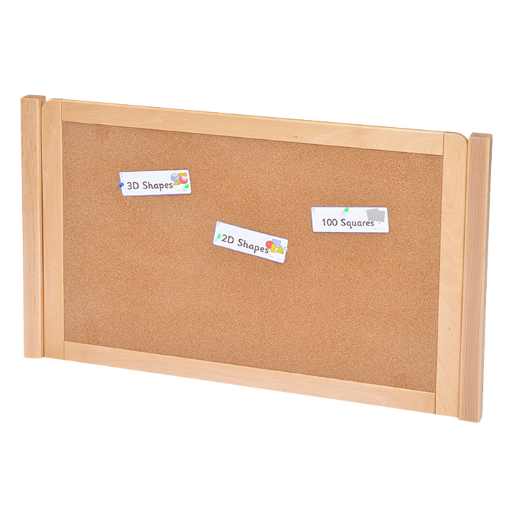 Cork board divider