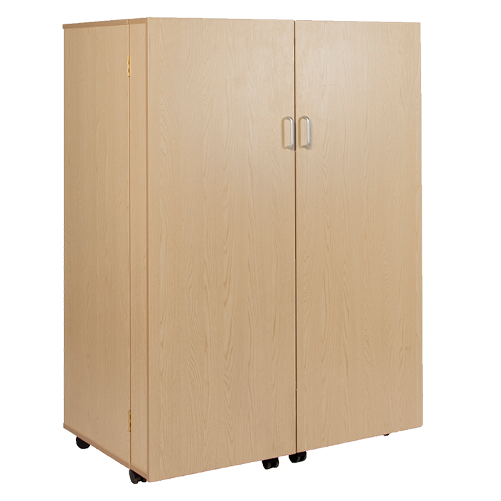 Art cupboard with doors closed