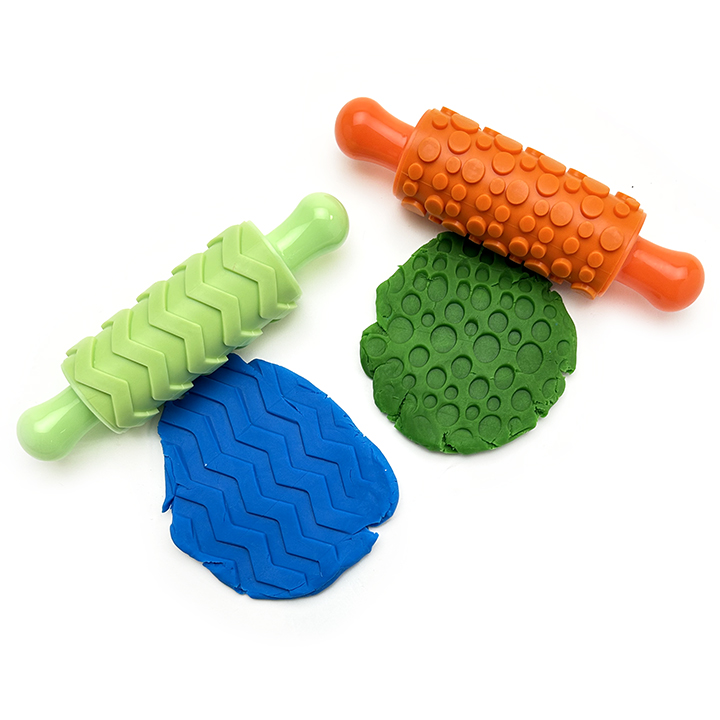 Textures rolled in dough