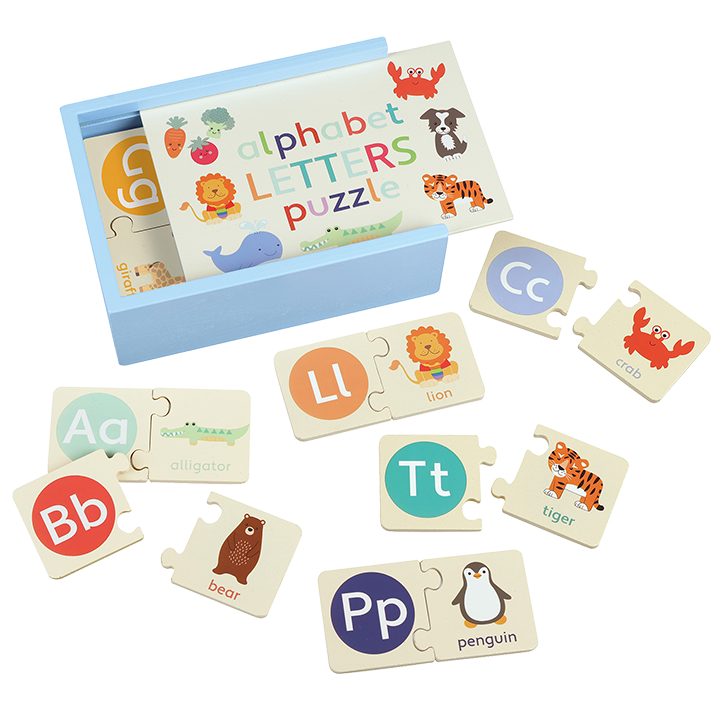 26 two-piece puzzles