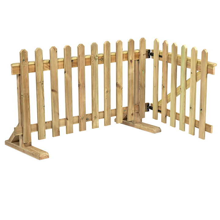 Picket fence panel