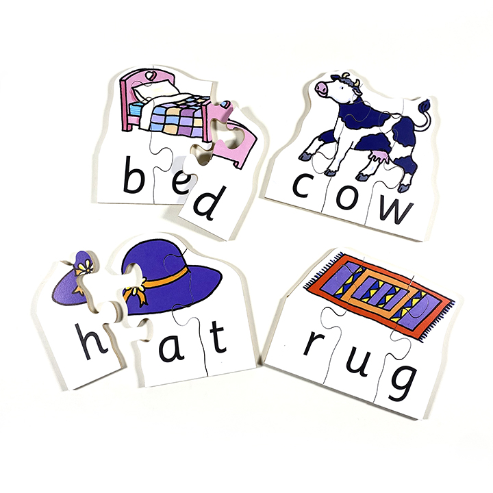 Shaped CVC Puzzles Set - Early Years Direct