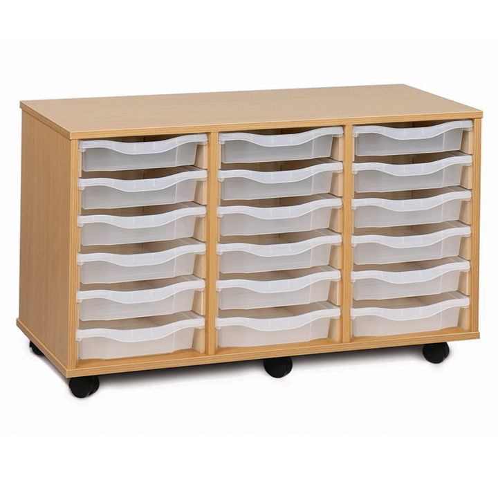 Unit with 18 sliding trays