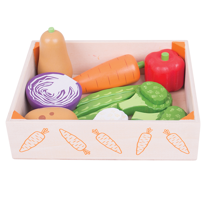 Veg healthy eating crate
