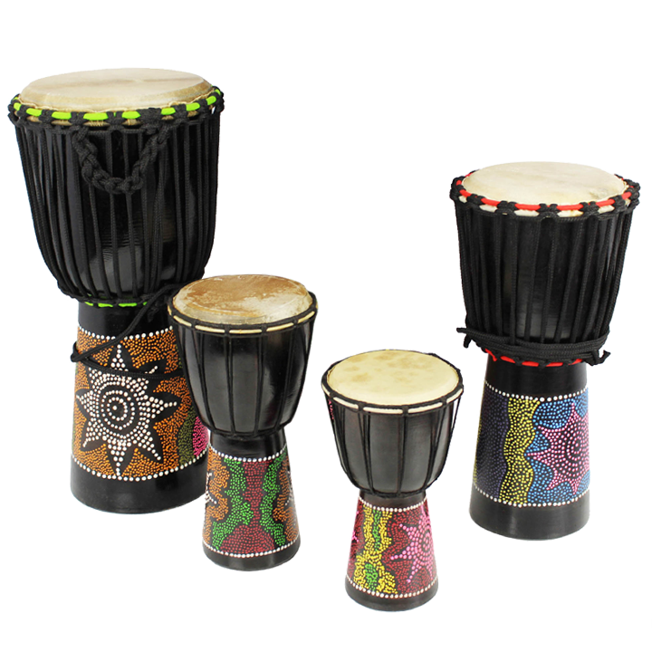 Set of 4 small drums